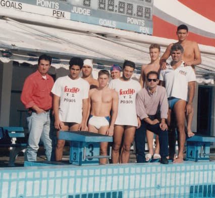 Υγρός Στίβος Ρόδου — ομαδική φωτογραφία 1990